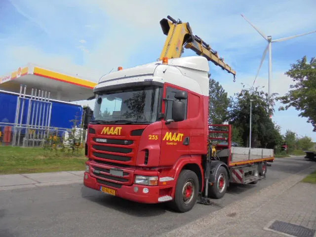 Scania G480 8X2 RETARDER NL TRUCK - Kraanaga veoauto: pilt 1 Scania G480 8X2 RETARDER NL TRUCK - Kraanaga veoauto: pilt 1