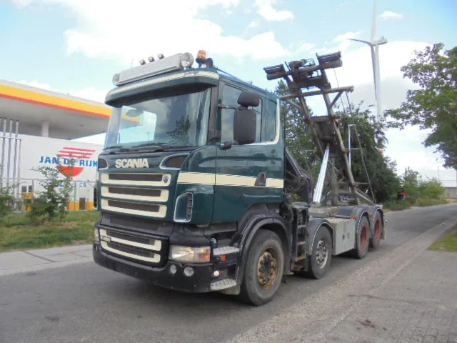 Scania R420 LB 8X2 LIFTAS - Veoauto - kaablisüsteem, Kraanaga veoauto: pilt 2 Scania R420 LB 8X2 LIFTAS - Veoauto - kaablisüsteem, Kraanaga veoauto: pilt 2
