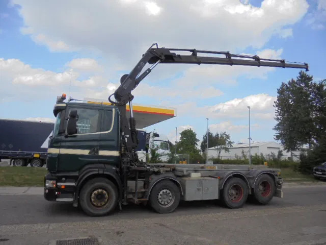 Scania R420 LB 8X2 LIFTAS - Veoauto - kaablisüsteem, Kraanaga veoauto: pilt 1 Scania R420 LB 8X2 LIFTAS - Veoauto - kaablisüsteem, Kraanaga veoauto: pilt 1