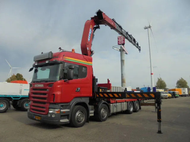 Scania R480 8X2 - Kraanaga veoauto: pilt 1 Scania R480 8X2 - Kraanaga veoauto: pilt 1