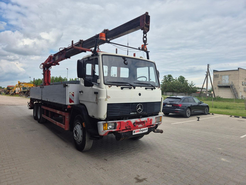 Mercedes-Benz 1320 + HMF 6.5 ton crane - Madelveok/ Platvormveok, Kraanaga veoauto: pilt 2 Mercedes-Benz 1320 + HMF 6.5 ton crane - Madelveok/ Platvormveok, Kraanaga veoauto: pilt 2