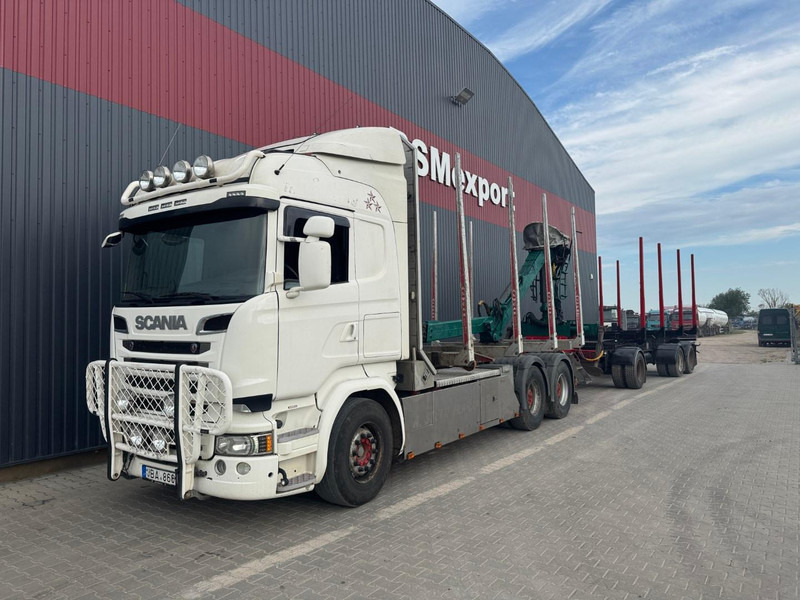 Scania R 730 + NARKO trailer - Metsaveok, Kraanaga veoauto: pilt 1 Scania R 730 + NARKO trailer - Metsaveok, Kraanaga veoauto: pilt 1