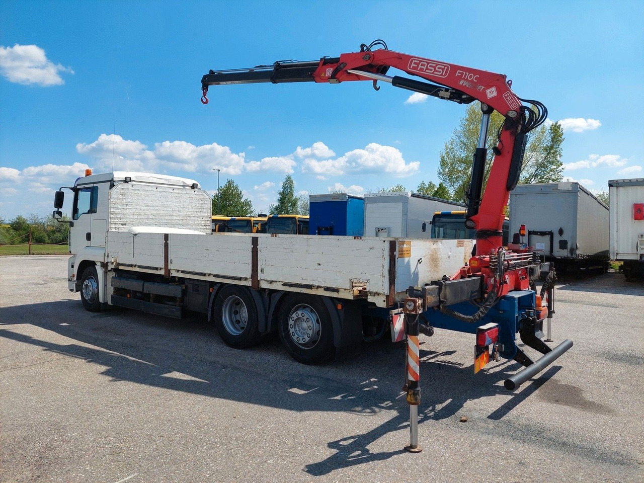 MAN GA 26.320 6X2-2 BL + Kran Fassi F110AC22 - Madelveok/ Platvormveok, Kraanaga veoauto: pilt 3 MAN GA 26.320 6X2-2 BL + Kran Fassi F110AC22 - Madelveok/ Platvormveok, Kraanaga veoauto: pilt 3