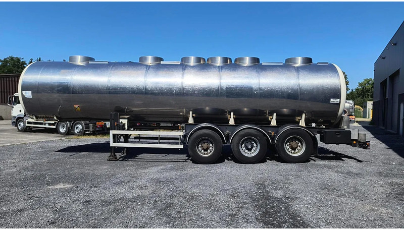 Tsistern poolhaagis transporditavad ained piim Magyar INSULATED INOX TANK 29000 L - 6 COMPARTIMENTS (!): pilt 6