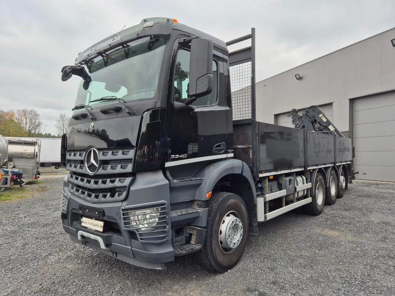 Mercedes-Benz Arocs 3240 8X4 - HIAB 166E-5 HIPRO WITH REMOTE CONTROL - ROTATOR - Madelveok/ Platvormveok, Kraanaga veoauto: pilt 1 Mercedes-Benz Arocs 3240 8X4 - HIAB 166E-5 HIPRO WITH REMOTE CONTROL - ROTATOR - Madelveok/ Platvormveok, Kraanaga veoauto: pilt 1