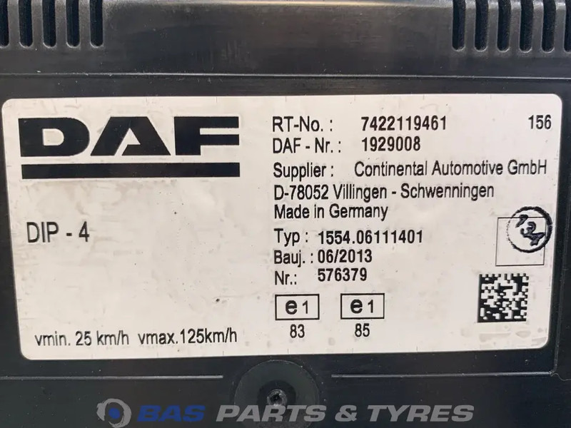 DAF LF55 Euro 4-5 - Armatuurlaud - Veoauto: pilt 3 DAF LF55 Euro 4-5 - Armatuurlaud - Veoauto: pilt 3