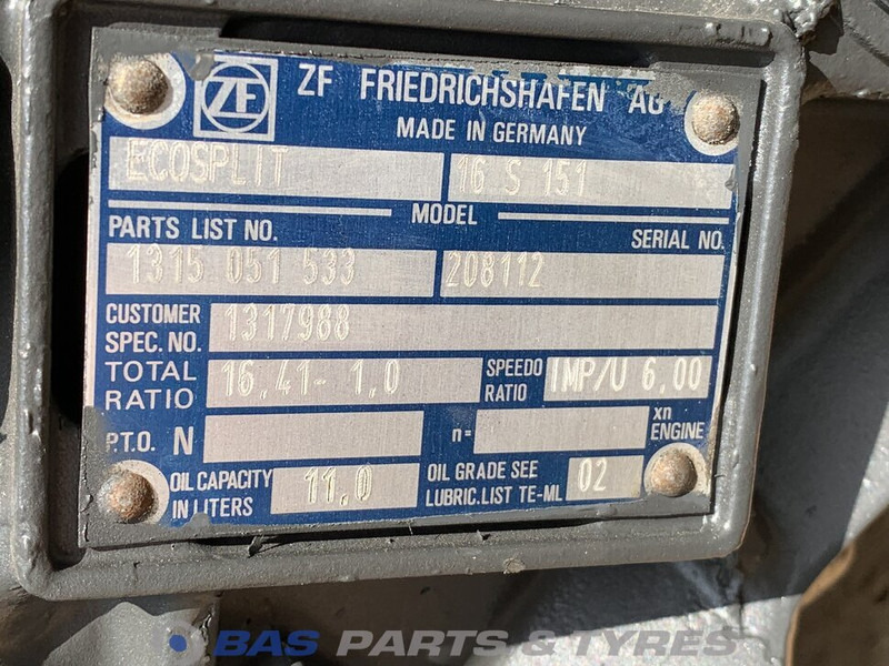 DAF XF105 - Käigukast - Veoauto: pilt 5 DAF XF105 - Käigukast - Veoauto: pilt 5