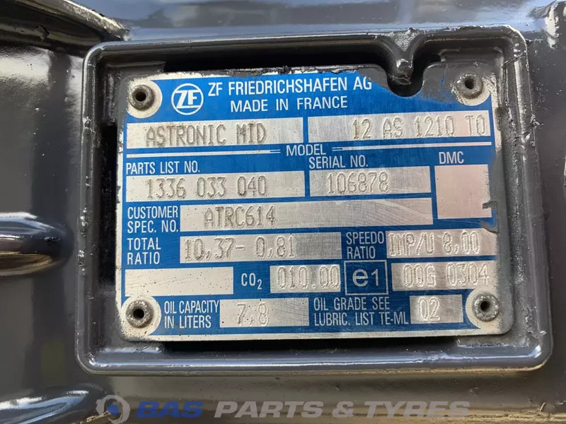 DAF XF105 - Käigukast - Veoauto: pilt 5 DAF XF105 - Käigukast - Veoauto: pilt 5