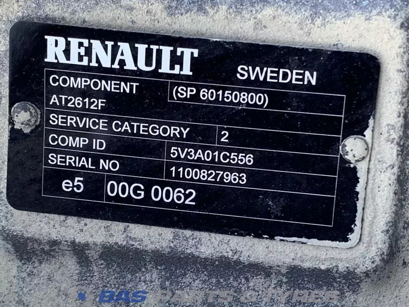 Renault T-Serie AT2612F Optidrive Versnellingsbak G0000350 - Käigukast - Veoauto: pilt 5 Renault T-Serie AT2612F Optidrive Versnellingsbak G0000350 - Käigukast - Veoauto: pilt 5