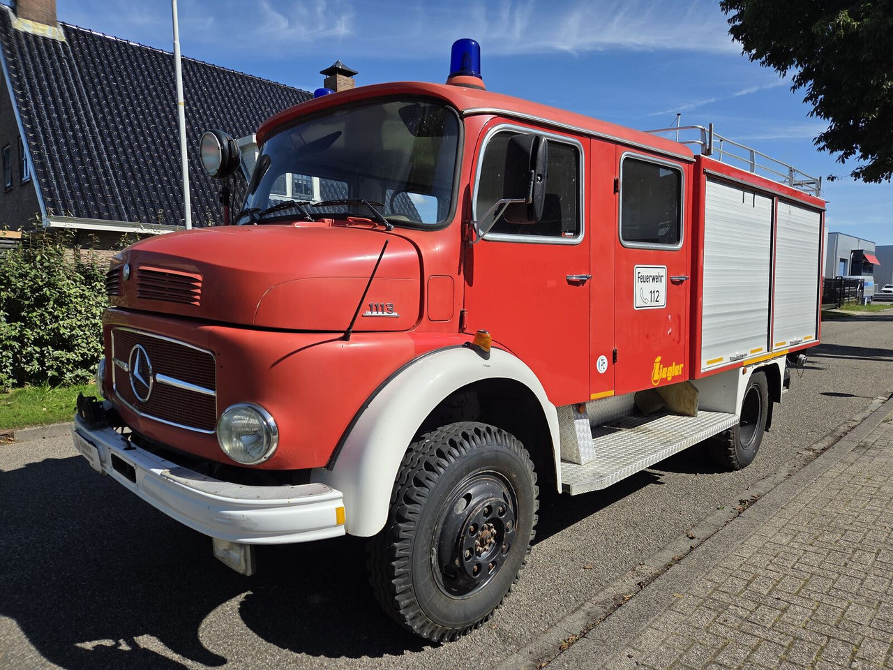 Mercedes-Benz LAF 1113 B 4X4 Turbo Diesel (170 PK) brandweerwagen - Tuletõrjeauto: pilt 2 Mercedes-Benz LAF 1113 B 4X4 Turbo Diesel (170 PK) brandweerwagen - Tuletõrjeauto: pilt 2