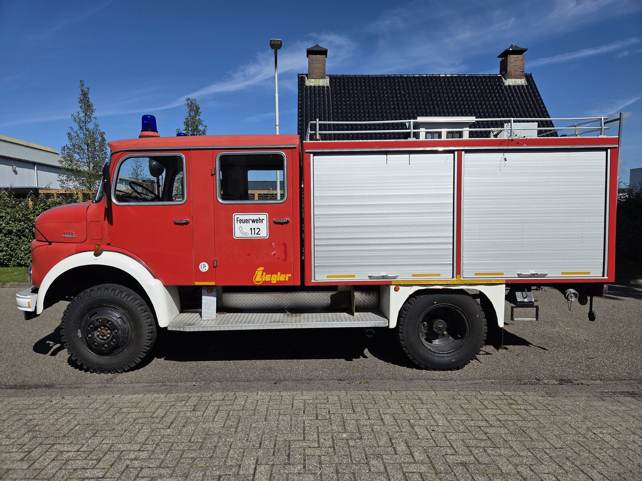 Mercedes-Benz LAF 1113 B 4X4 Turbo Diesel (170 PK) brandweerwagen - Tuletõrjeauto: pilt 1 Mercedes-Benz LAF 1113 B 4X4 Turbo Diesel (170 PK) brandweerwagen - Tuletõrjeauto: pilt 1