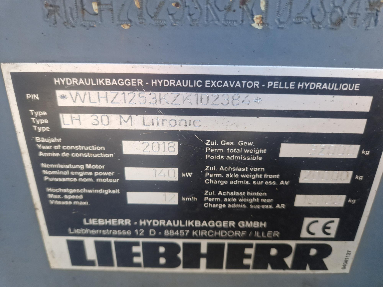 LIEBHERR LH30M - Jäätme-/ Tööstuslik käitleja: pilt 4 LIEBHERR LH30M - Jäätme-/ Tööstuslik käitleja: pilt 4