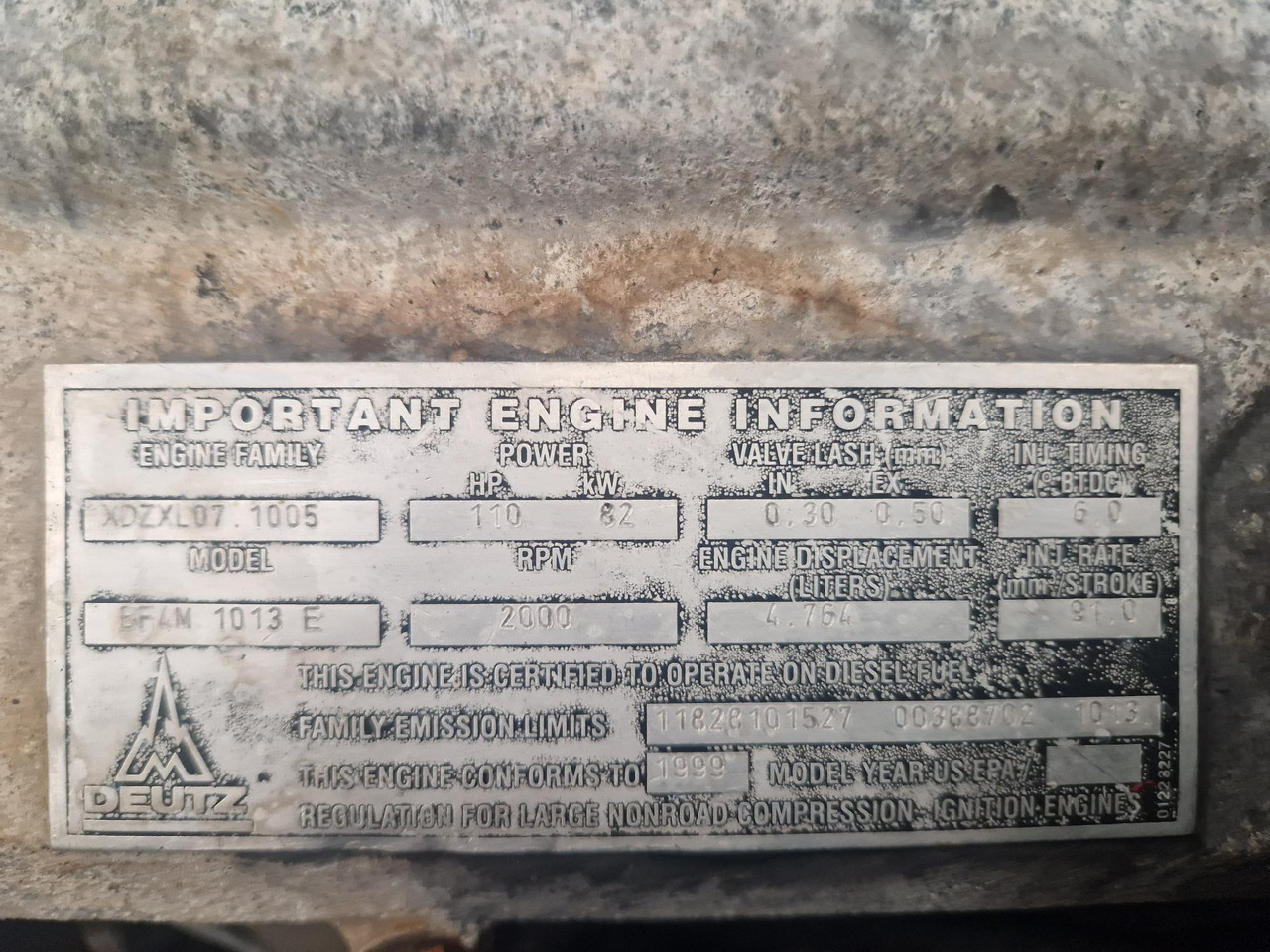 MOTOR DEUTZ BF4M1013E - Mootor - Ehitusmasinad: pilt 4 MOTOR DEUTZ BF4M1013E - Mootor - Ehitusmasinad: pilt 4