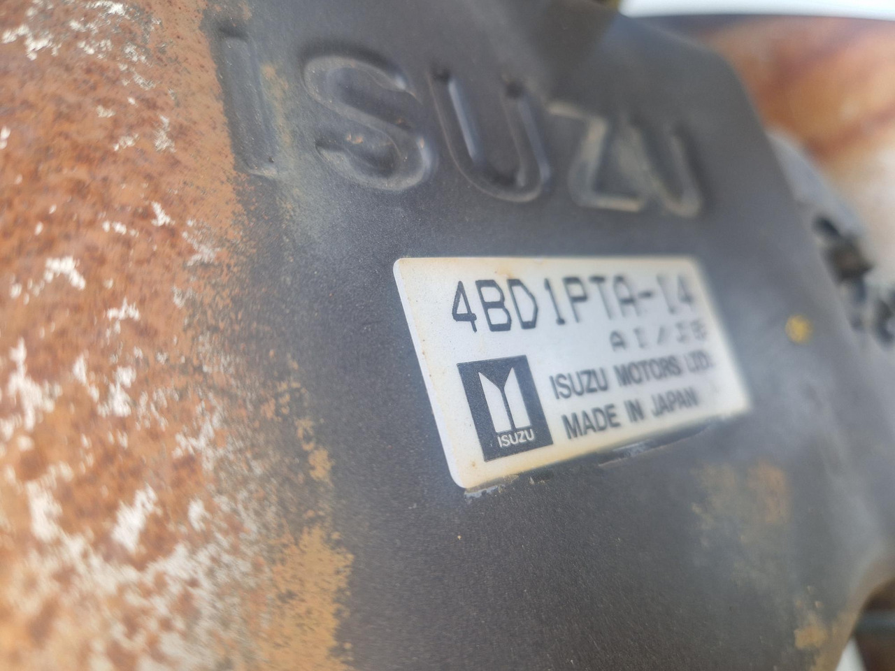 MOTOR ISUZU 4BD1PTA-14 - Mootor - Ehitusmasinad: pilt 4 MOTOR ISUZU 4BD1PTA-14 - Mootor - Ehitusmasinad: pilt 4