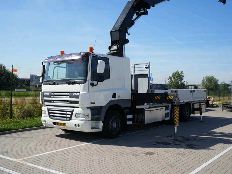 DAF CF 85 FAN Kraanwagen met bak, 47 t. kraan - Kraanaga veoauto: pilt 1 DAF CF 85 FAN Kraanwagen met bak, 47 t. kraan - Kraanaga veoauto: pilt 1