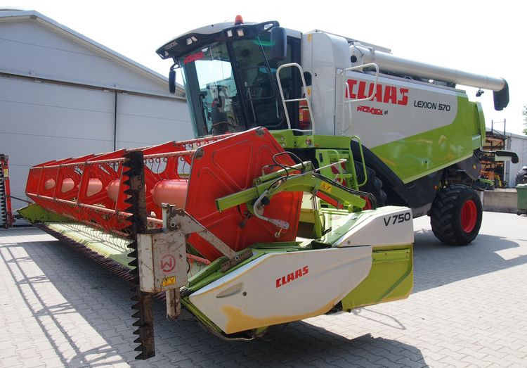 Kombajn zbożawy Claas Lexon 570 Kombajn zbożowy CLAAS LEXION 570+ heder VARIO 7,5m - Kombain: pilt 2 Kombajn zbożawy Claas Lexon 570 Kombajn zbożowy CLAAS LEXION 570+ heder VARIO 7,5m - Kombain: pilt 2
