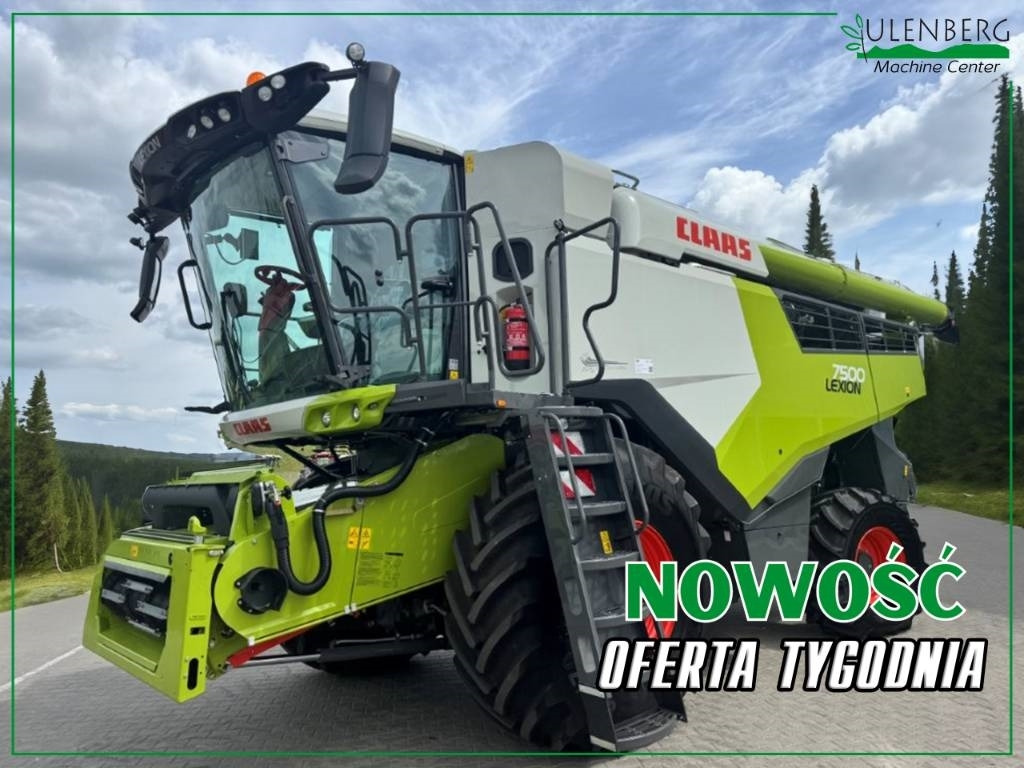 Claas LEXION 7500 +VARIO 930 + WÓZEK - Kombain: pilt 1 Claas LEXION 7500 +VARIO 930 + WÓZEK - Kombain: pilt 1