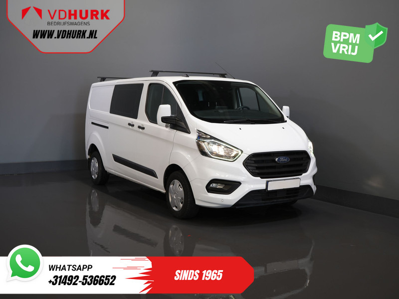 Ford Transit Custom 2.0 TDCI L2 Trend DC Dubbel Cabine BPM VRIJ! Stoelverw./ Carplay/ 2.7t Trekverm./ Navi/ PDC/ Cruise - Väike kaubik, Meeskonnaauto: pilt 1 Ford Transit Custom 2.0 TDCI L2 Trend DC Dubbel Cabine BPM VRIJ! Stoelverw./ Carplay/ 2.7t Trekverm./ Navi/ PDC/ Cruise - Väike kaubik, Meeskonnaauto: pilt 1