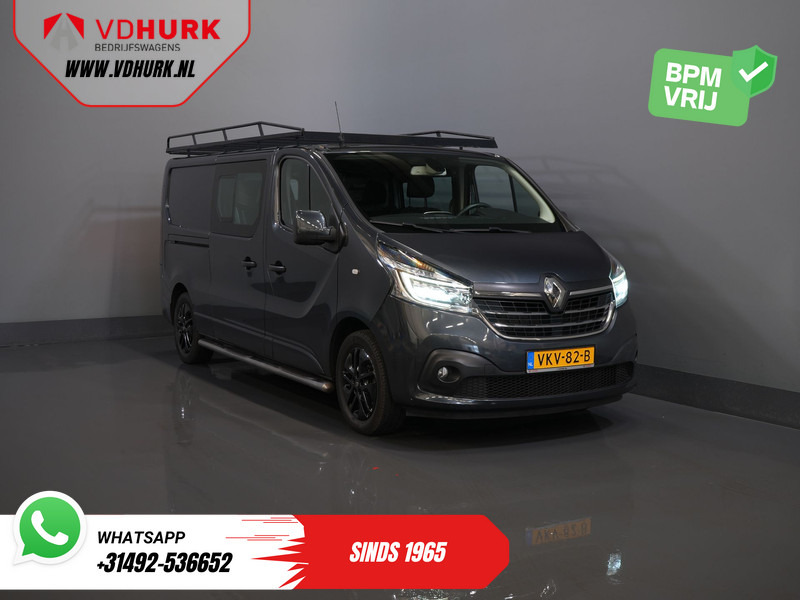 Renault Trafic 2.0 dCi 145 pk Aut. L2 DC Dubbel Cabine BPM VRIJ! 2xSchuifdeur/ LED/ Stoelverw./ Climate/ Cruise/ Imperiaal/ Sidebars/ Trekhaak/ - Väike kaubik, Meeskonnaauto: pilt 1 Renault Trafic 2.0 dCi 145 pk Aut. L2 DC Dubbel Cabine BPM VRIJ! 2xSchuifdeur/ LED/ Stoelverw./ Climate/ Cruise/ Imperiaal/ Sidebars/ Trekhaak/ - Väike kaubik, Meeskonnaauto: pilt 1
