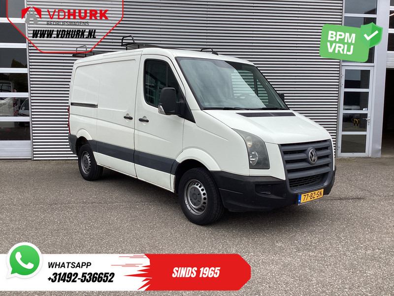 Volkswagen Crafter 35 2.5 TDI EXPORT ONLY Riem V.V/ APK 5-2026/ Imperiaal/ Gev.stoel/ 2.8T trekverm./ Navi/ Trekhaak/ Airco - Kaubik: pilt 1 Volkswagen Crafter 35 2.5 TDI EXPORT ONLY Riem V.V/ APK 5-2026/ Imperiaal/ Gev.stoel/ 2.8T trekverm./ Navi/ Trekhaak/ Airco - Kaubik: pilt 1