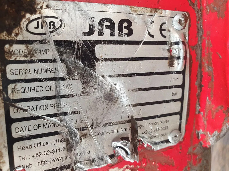 Diversen JB20 - Hüdrauliline haamer - Ehitusmasinad: pilt 2 Diversen JB20 - Hüdrauliline haamer - Ehitusmasinad: pilt 2