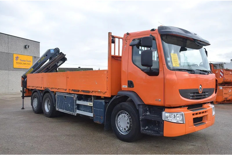 Renault Premium 410 - Madelveok/ Platvormveok, Kraanaga veoauto: pilt 4 Renault Premium 410 - Madelveok/ Platvormveok, Kraanaga veoauto: pilt 4