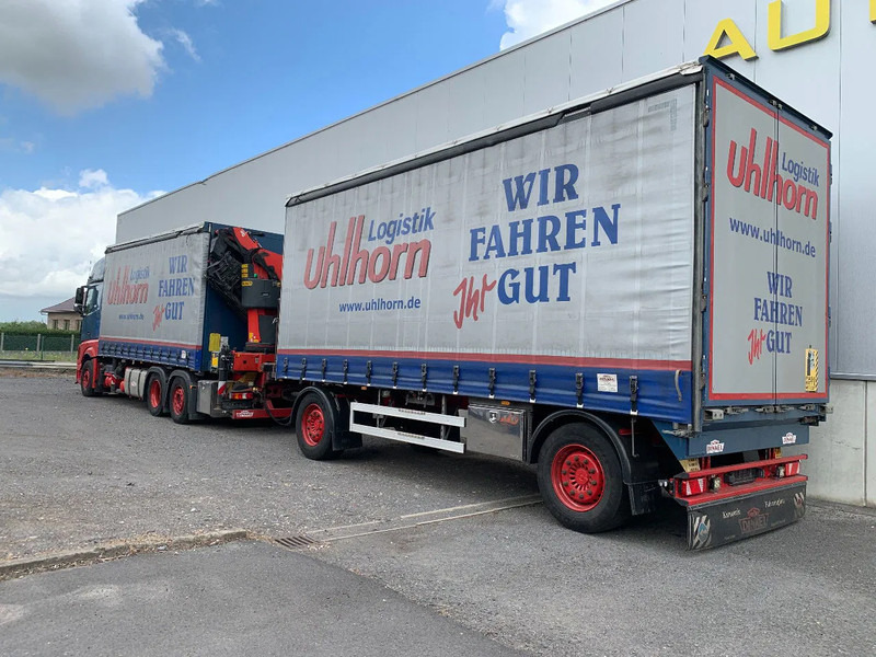 Mercedes-Benz Actros 2548 6X2 + Aanhanger*Palfinger crane*Cruise control*Airco* - Tent veoauto, Kraanaga veoauto: pilt 2 Mercedes-Benz Actros 2548 6X2 + Aanhanger*Palfinger crane*Cruise control*Airco* - Tent veoauto, Kraanaga veoauto: pilt 2