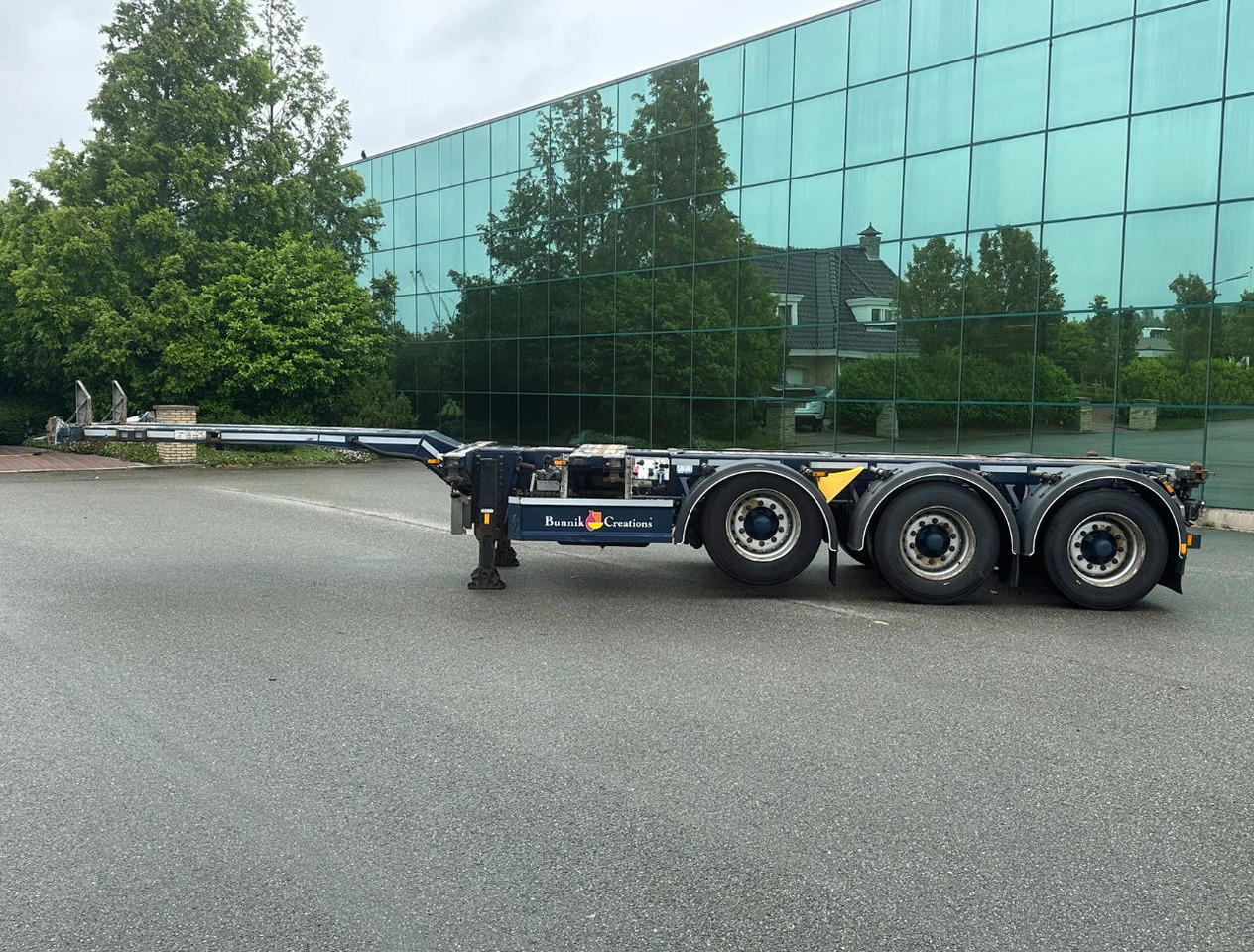 D-TEC Flexitrailer Multi Liftaxle Drumbrakes TOP Condition NL Trailer 2 Pieces - Konteinerveduk/ Tõstukiga poolhaagis: pilt 2 D-TEC Flexitrailer Multi Liftaxle Drumbrakes TOP Condition NL Trailer 2 Pieces - Konteinerveduk/ Tõstukiga poolhaagis: pilt 2