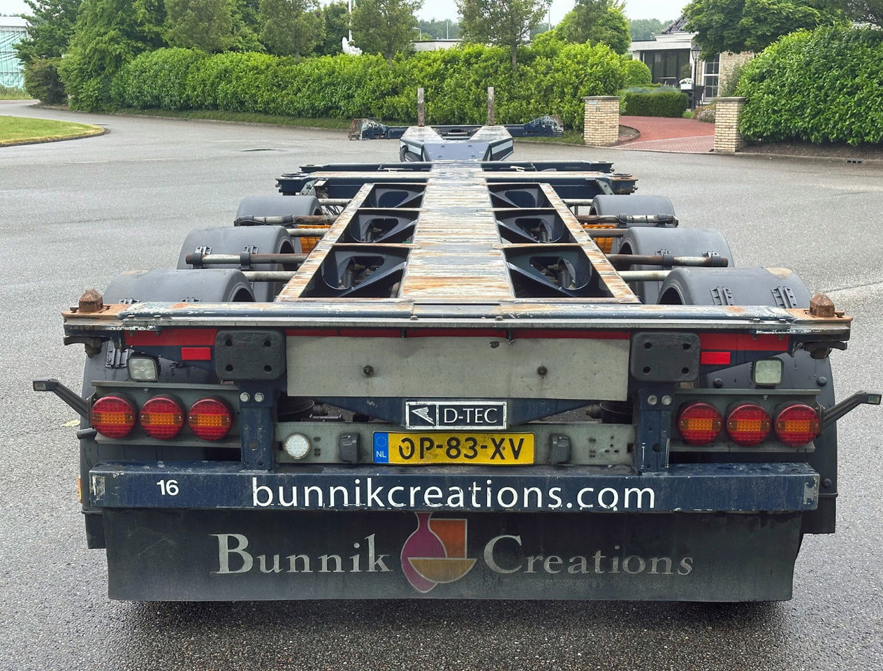 D-TEC Flexitrailer Multi Liftaxle Drumbrakes TOP Condition NL Trailer 2 Pieces - Konteinerveduk/ Tõstukiga poolhaagis: pilt 4 D-TEC Flexitrailer Multi Liftaxle Drumbrakes TOP Condition NL Trailer 2 Pieces - Konteinerveduk/ Tõstukiga poolhaagis: pilt 4