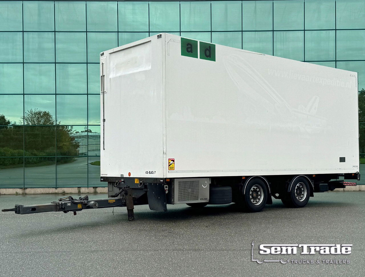 DRACO MZS 218 Wipkar 750 x 250 x 290 CM Inside Tail Lift 2021 TRS Iceland TOP Condition NL Trailertrailer - Furgoonjärelhaagis: pilt 1 DRACO MZS 218 Wipkar 750 x 250 x 290 CM Inside Tail Lift 2021 TRS Iceland TOP Condition NL Trailertrailer - Furgoonjärelhaagis: pilt 1