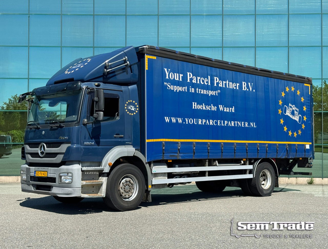 Mercedes-Benz Axor 1824 Euro 5 694.000 KM Curtain Side Door Tail Lift NEW Tacho TOP Condition NL Truck - Tent veoauto: pilt 1 Mercedes-Benz Axor 1824 Euro 5 694.000 KM Curtain Side Door Tail Lift NEW Tacho TOP Condition NL Truck - Tent veoauto: pilt 1