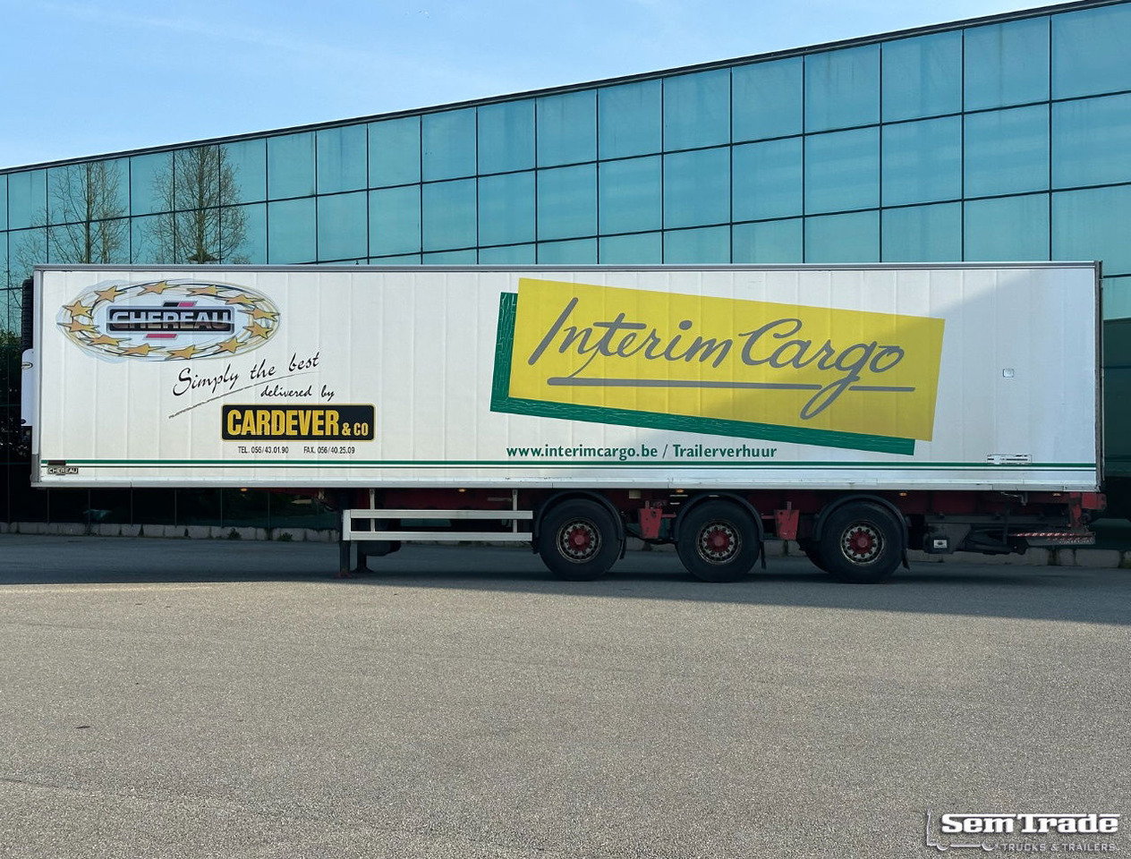 Renders Chereau Carrier Maxima 1300 Steering Axle Tail Lift Belgium Trailer - Külmutiga poolhaagis: pilt 2 Renders Chereau Carrier Maxima 1300 Steering Axle Tail Lift Belgium Trailer - Külmutiga poolhaagis: pilt 2
