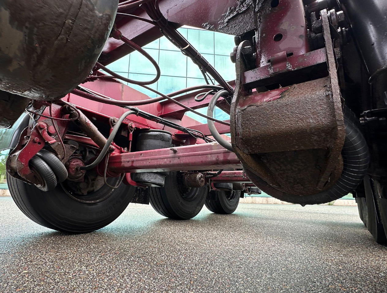 Konteinerveduk/ Tõstukiga poolhaagis Renders ROC 12.27 CC Back Slider Lift Axle Disc Brakes Belgium-Trailer 2 Pieces: pilt 10