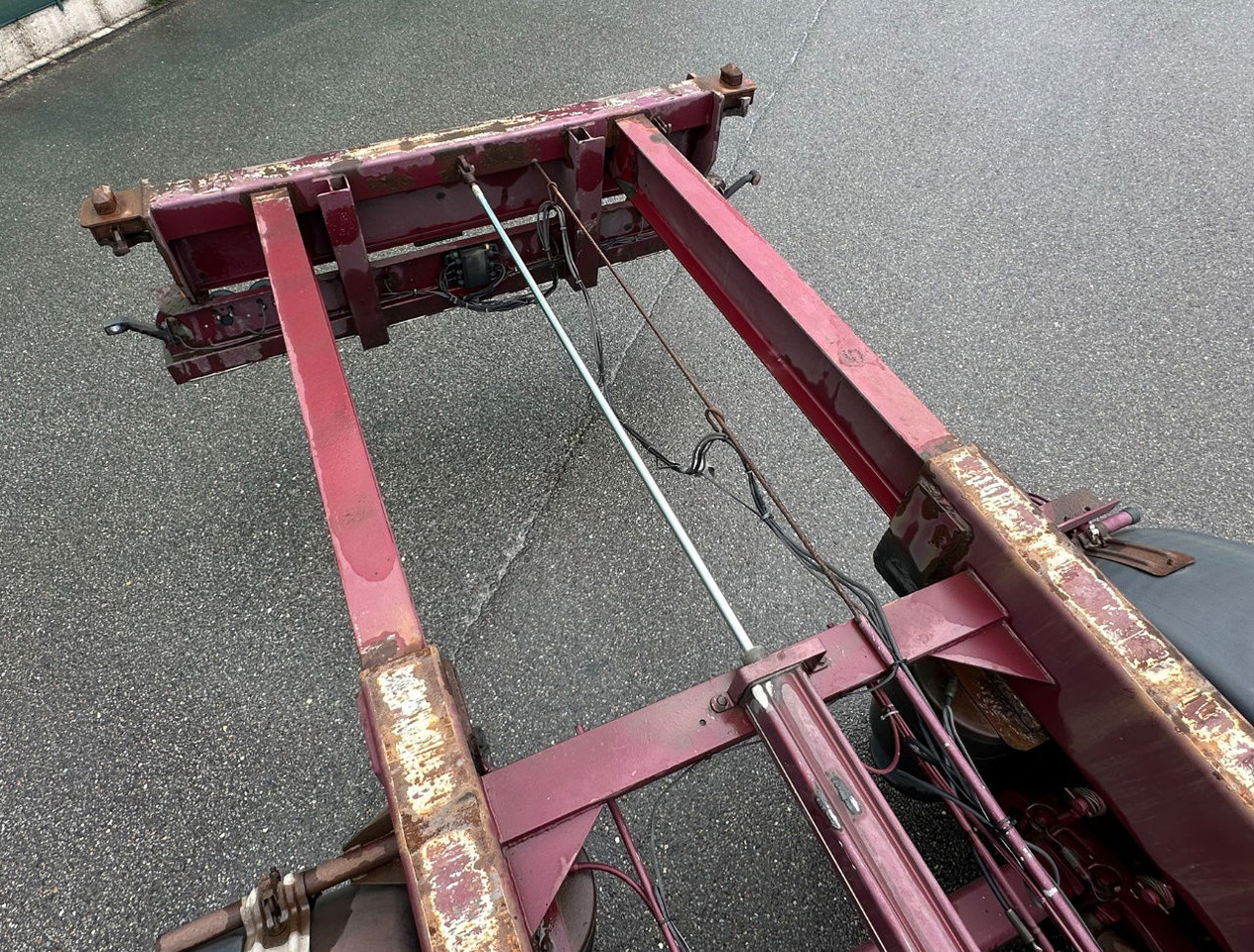 Konteinerveduk/ Tõstukiga poolhaagis Renders ROC 12.27 CC Back Slider Lift Axle Disc Brakes Belgium-Trailer 2 Pieces: pilt 15