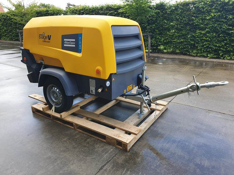 Atlas-Copco XAS 58-7 G 6 WHEELS N.B. - Õhukompressor: pilt 2 Atlas-Copco XAS 58-7 G 6 WHEELS N.B. - Õhukompressor: pilt 2