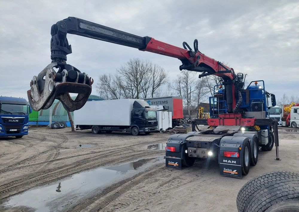 MAN TGS 26-480 6x4 do drewna PALFINGER Epsilon S 270L83 - Sadulveok: pilt 1 MAN TGS 26-480 6x4 do drewna PALFINGER Epsilon S 270L83 - Sadulveok: pilt 1