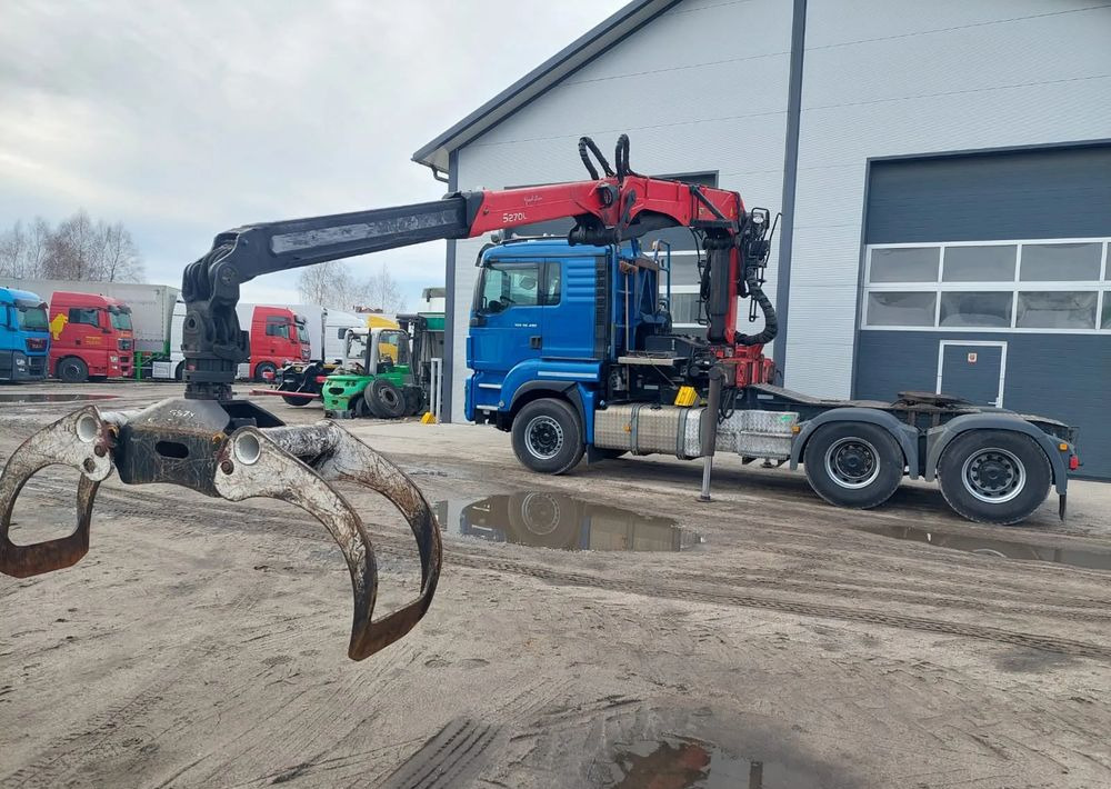 MAN TGS 26-480 6x4 do drewna PALFINGER Epsilon S 270L83 - Sadulveok: pilt 2 MAN TGS 26-480 6x4 do drewna PALFINGER Epsilon S 270L83 - Sadulveok: pilt 2