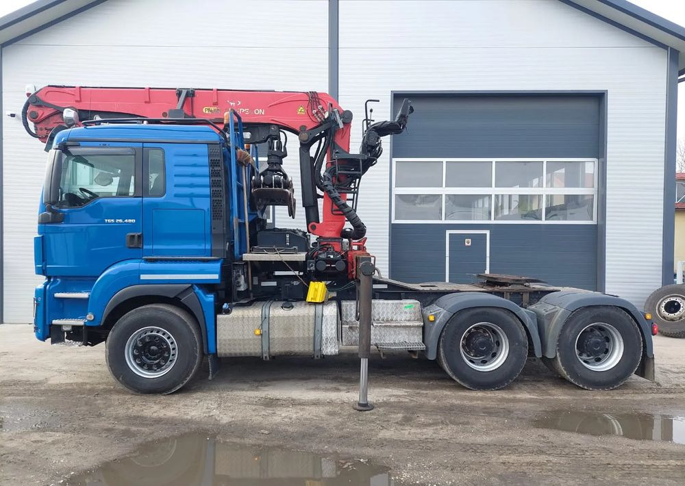 MAN TGS 26-480 6x4 do drewna PALFINGER Epsilon S 270L83 - Sadulveok: pilt 4 MAN TGS 26-480 6x4 do drewna PALFINGER Epsilon S 270L83 - Sadulveok: pilt 4
