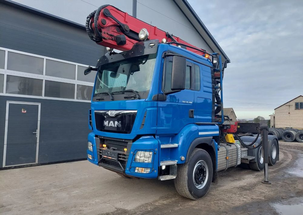 MAN TGS 26-480 6x4 do drewna PALFINGER Epsilon S 270L83 - Sadulveok: pilt 5 MAN TGS 26-480 6x4 do drewna PALFINGER Epsilon S 270L83 - Sadulveok: pilt 5