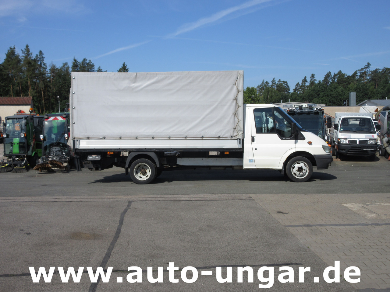 Ford Transit 90T350 Tourneo 3.500kg Pritsche & Plane Dautel LBW AHK - Tent tarbesõiduk: pilt 1 Ford Transit 90T350 Tourneo 3.500kg Pritsche & Plane Dautel LBW AHK - Tent tarbesõiduk: pilt 1