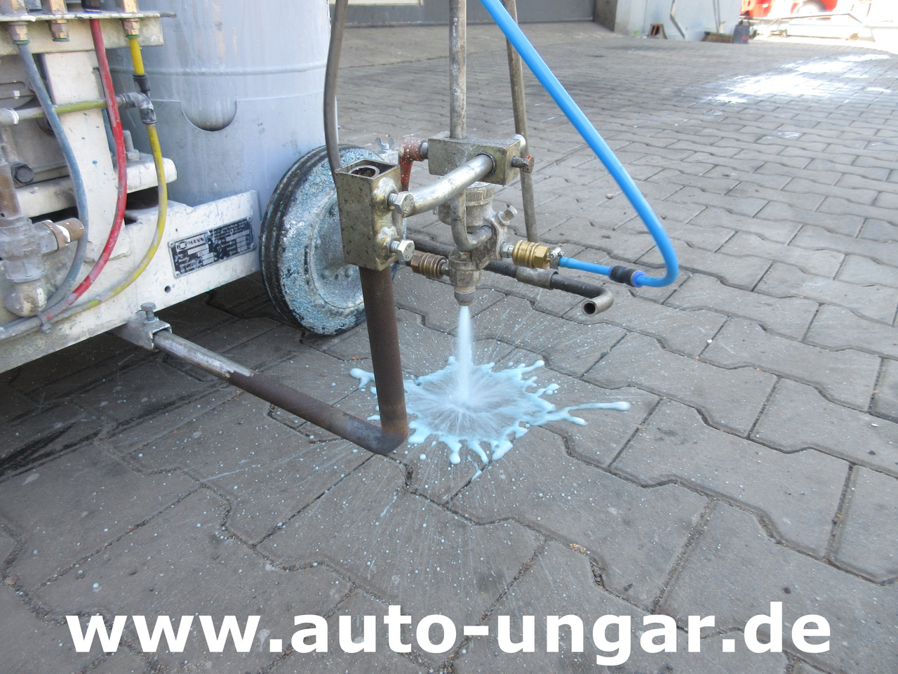 Asfaldimasin Hofmann H5-1 Straßenmarkierungsmaschine Roadmarking Machine Graco Markiermaschine: pilt 11