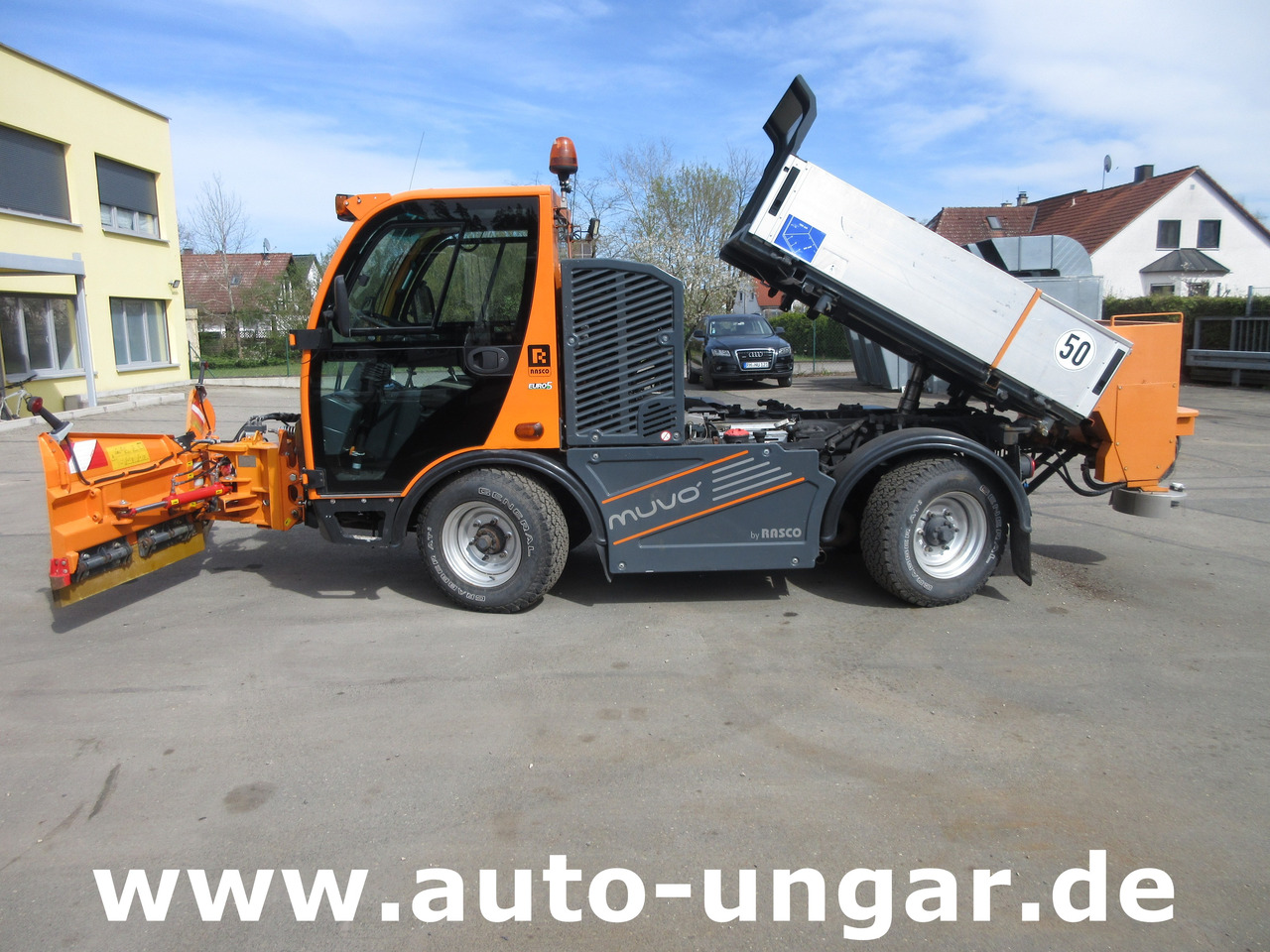 Holder Rasco Muvo 4x4x4 Winterdienst Schneepflug Streuer Multicar Kipper - Lumekoristusmasina: pilt 4 Holder Rasco Muvo 4x4x4 Winterdienst Schneepflug Streuer Multicar Kipper - Lumekoristusmasina: pilt 4