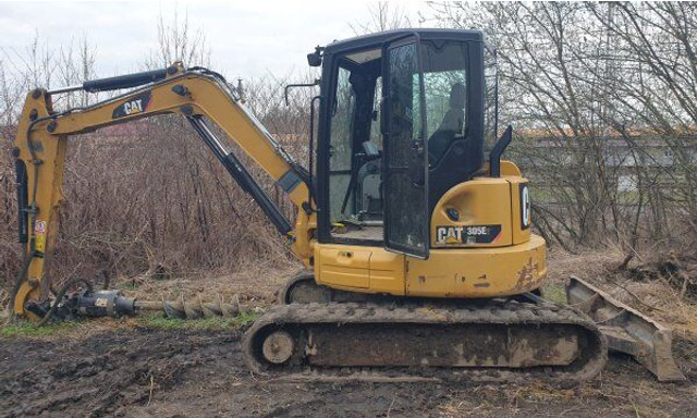 Caterpillar 305 E2 +drill - Miniekskavaator: pilt 1 Caterpillar 305 E2 +drill - Miniekskavaator: pilt 1