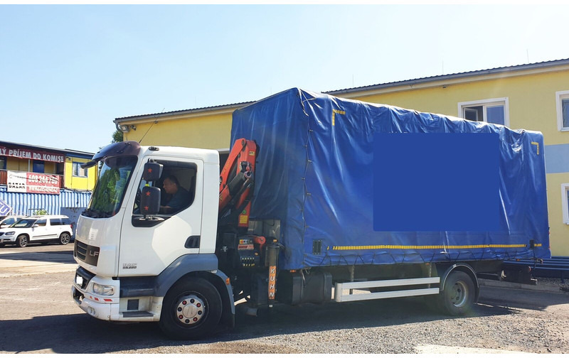 DAF 15t LF55.220 +Palfinger PK8500 - Tent veoauto, Kraanaga veoauto: pilt 2 DAF 15t LF55.220 +Palfinger PK8500 - Tent veoauto, Kraanaga veoauto: pilt 2