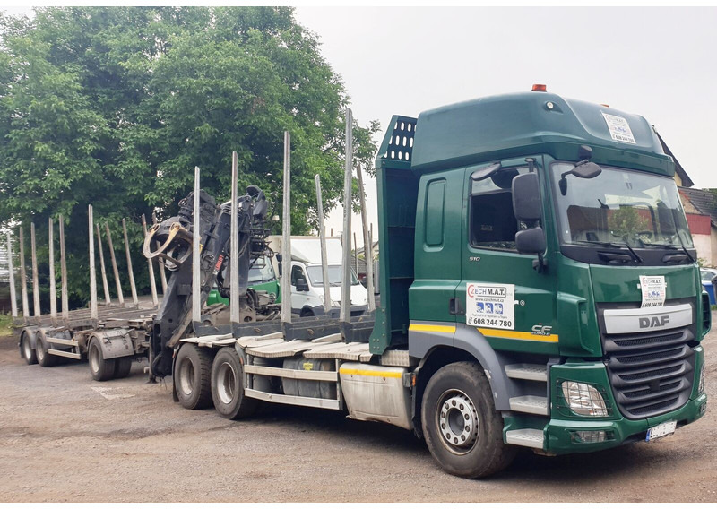 DAF 6x4 CF510 33/26t +HIAB Loglift 135 ZT94 +Umikov PP3 - Metsaveok, Kraanaga veoauto: pilt 2 DAF 6x4 CF510 33/26t +HIAB Loglift 135 ZT94 +Umikov PP3 - Metsaveok, Kraanaga veoauto: pilt 2