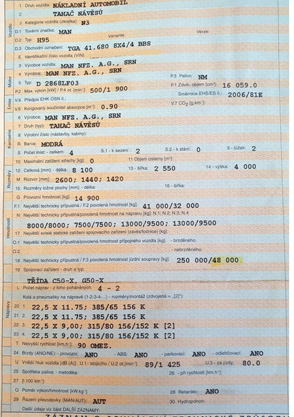 MAN 8x4 hydr. 250t TGA 41.680 BBS (8V) - Sadulveok: pilt 5 MAN 8x4 hydr. 250t TGA 41.680 BBS (8V) - Sadulveok: pilt 5