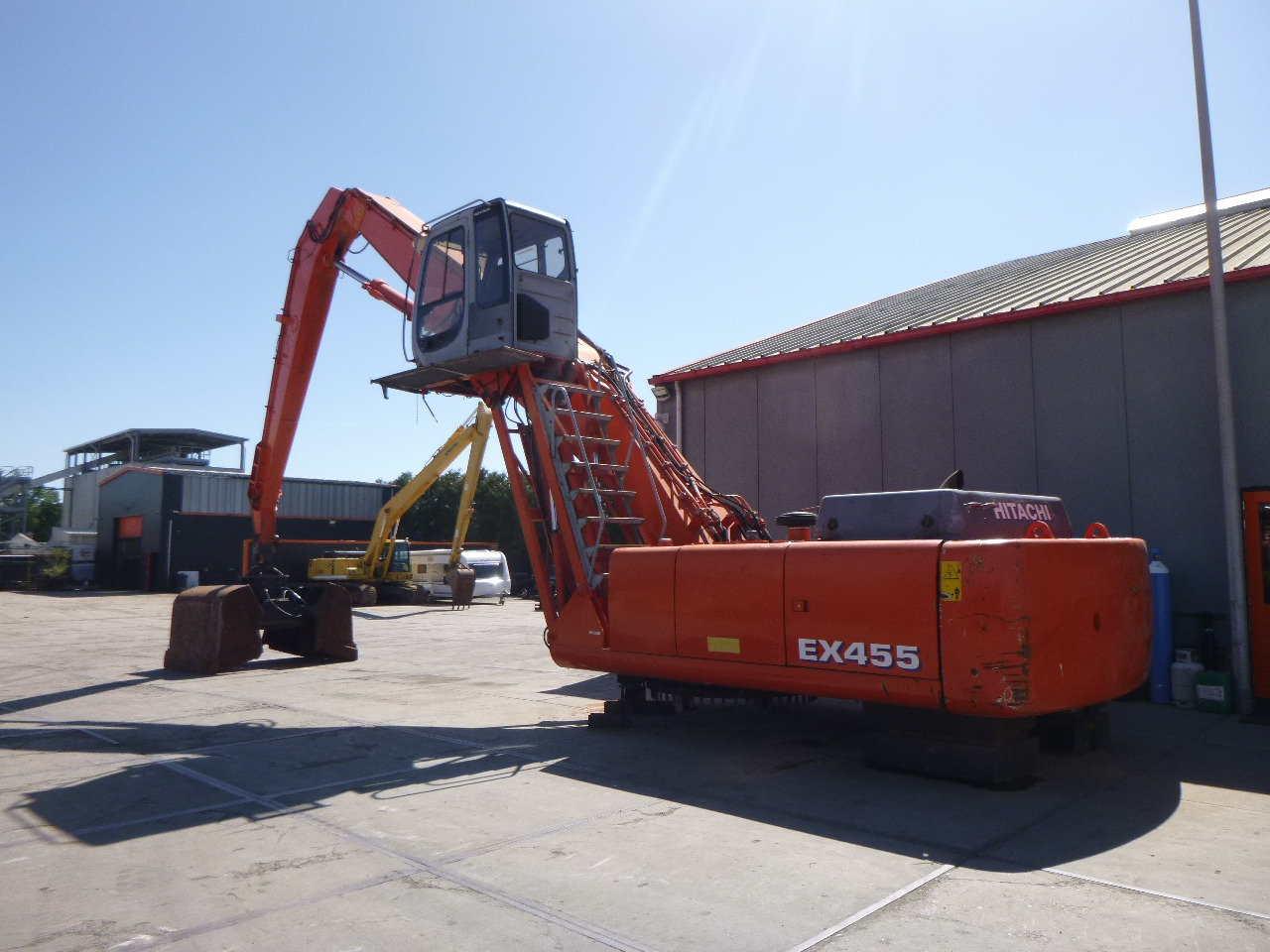 FIAT-HITACHI EX455 Stationary dock/ship material handler - Jäätme-/ Tööstuslik käitleja: pilt 2 FIAT-HITACHI EX455 Stationary dock/ship material handler - Jäätme-/ Tööstuslik käitleja: pilt 2