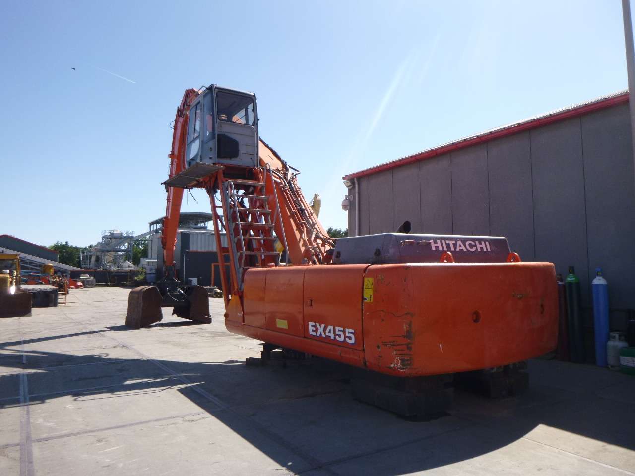 FIAT-HITACHI EX455 Stationary dock/ship material handler - Jäätme-/ Tööstuslik käitleja: pilt 3 FIAT-HITACHI EX455 Stationary dock/ship material handler - Jäätme-/ Tööstuslik käitleja: pilt 3