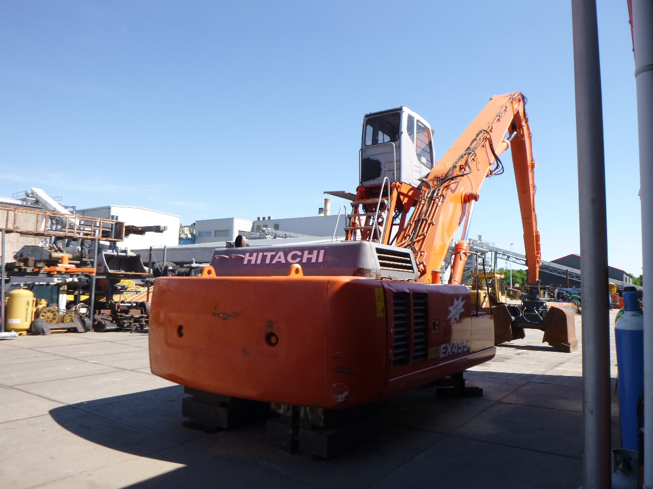 FIAT-HITACHI EX455 Stationary dock/ship material handler - Jäätme-/ Tööstuslik käitleja: pilt 4 FIAT-HITACHI EX455 Stationary dock/ship material handler - Jäätme-/ Tööstuslik käitleja: pilt 4