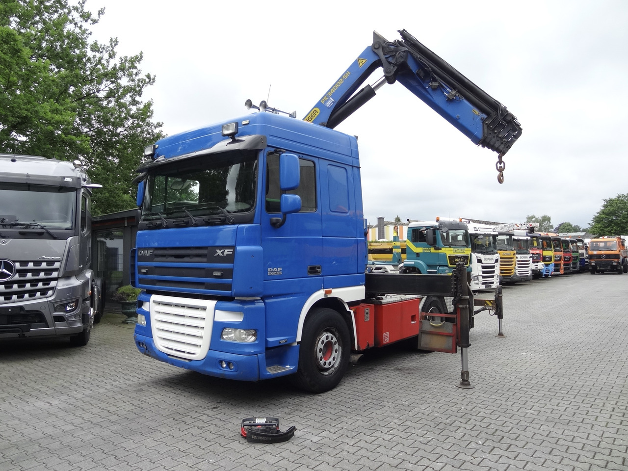 Daf XF105 460 6X2 Palfinger PK 34002 - Kraanaga veoauto, Sadulveok: pilt 1 Daf XF105 460 6X2 Palfinger PK 34002 - Kraanaga veoauto, Sadulveok: pilt 1